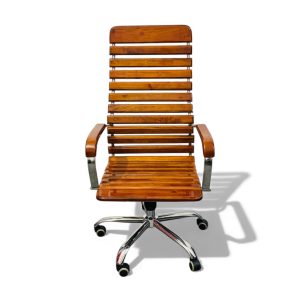 auras woodline chair – premium wooden slat ergonomic office chair