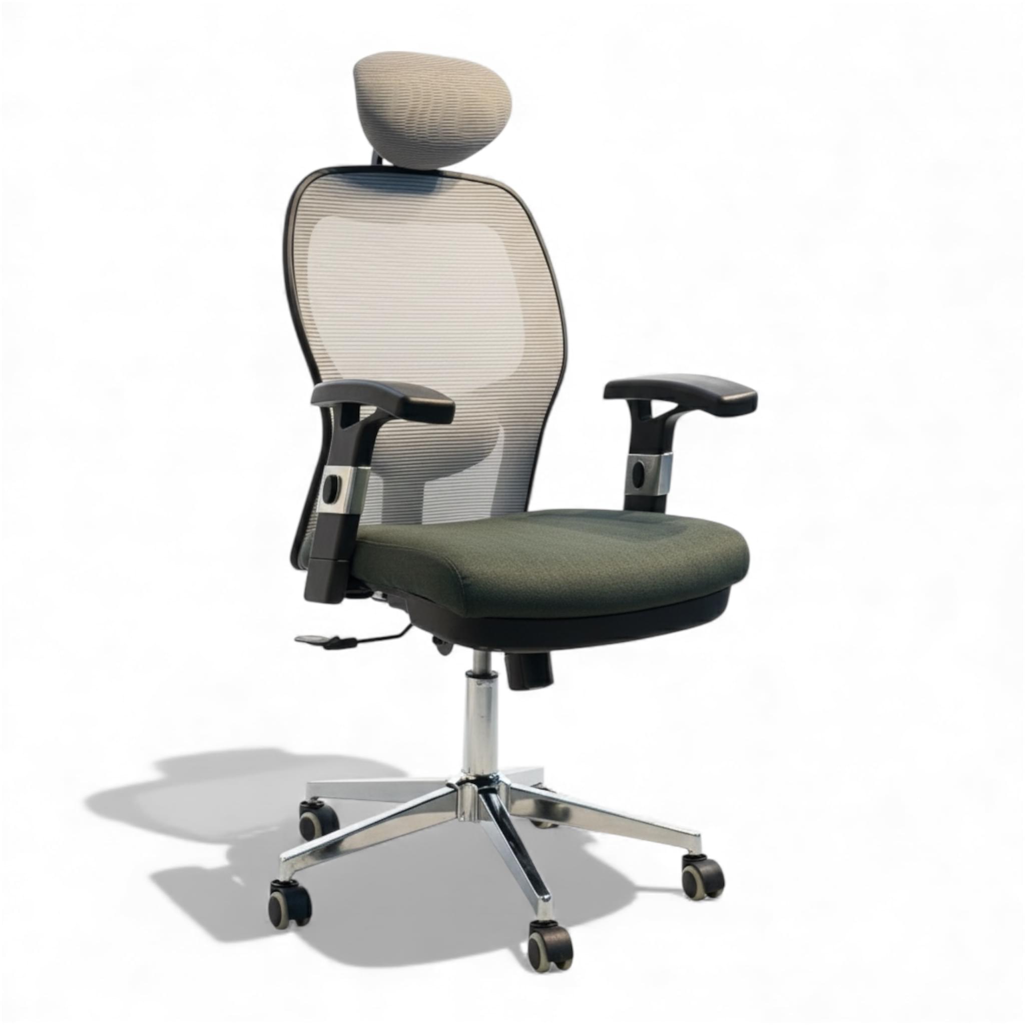 auras luno flex – premium ergonomic office chair with 7 gear tilt lock