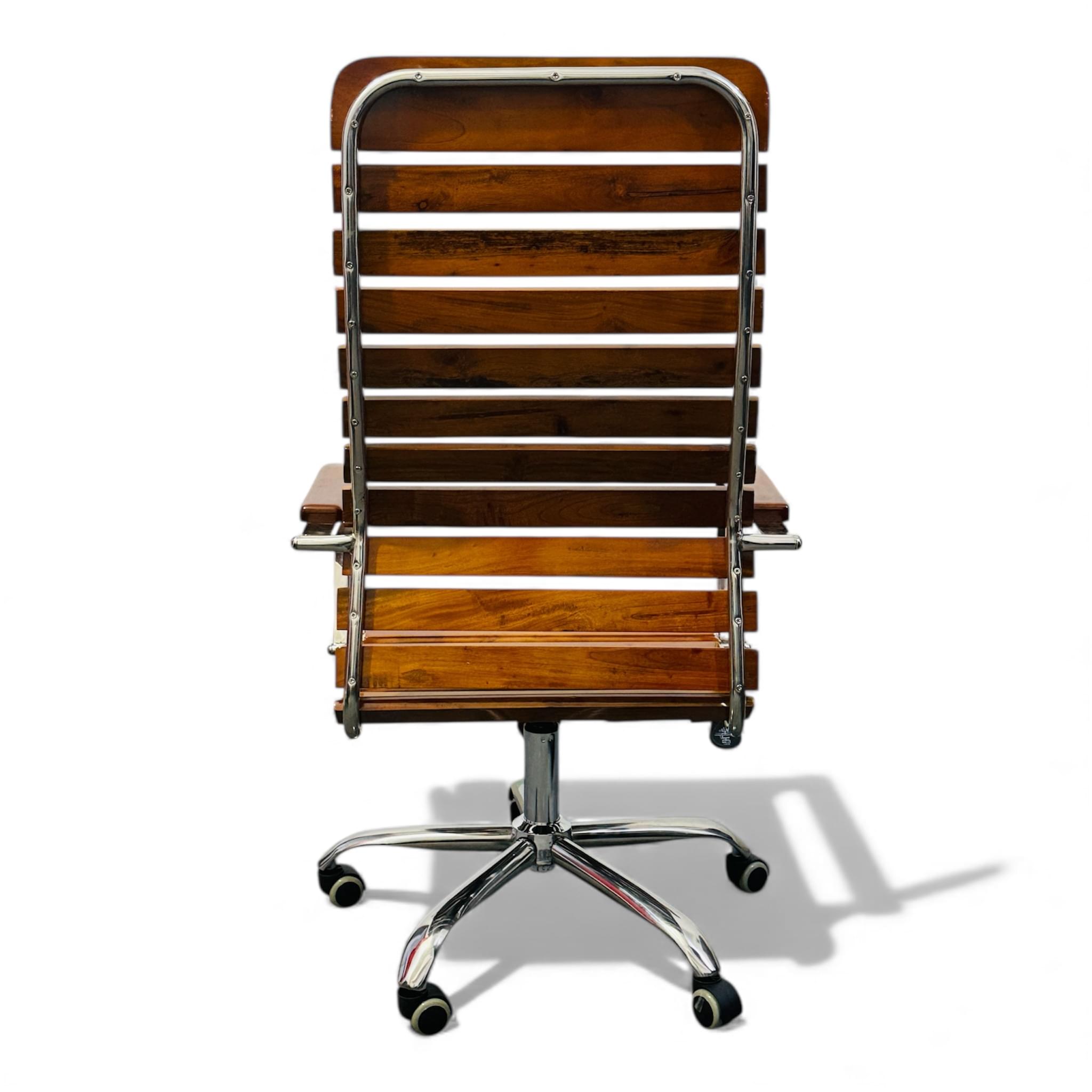 auras woodline chair – premium wooden slat ergonomic office chair