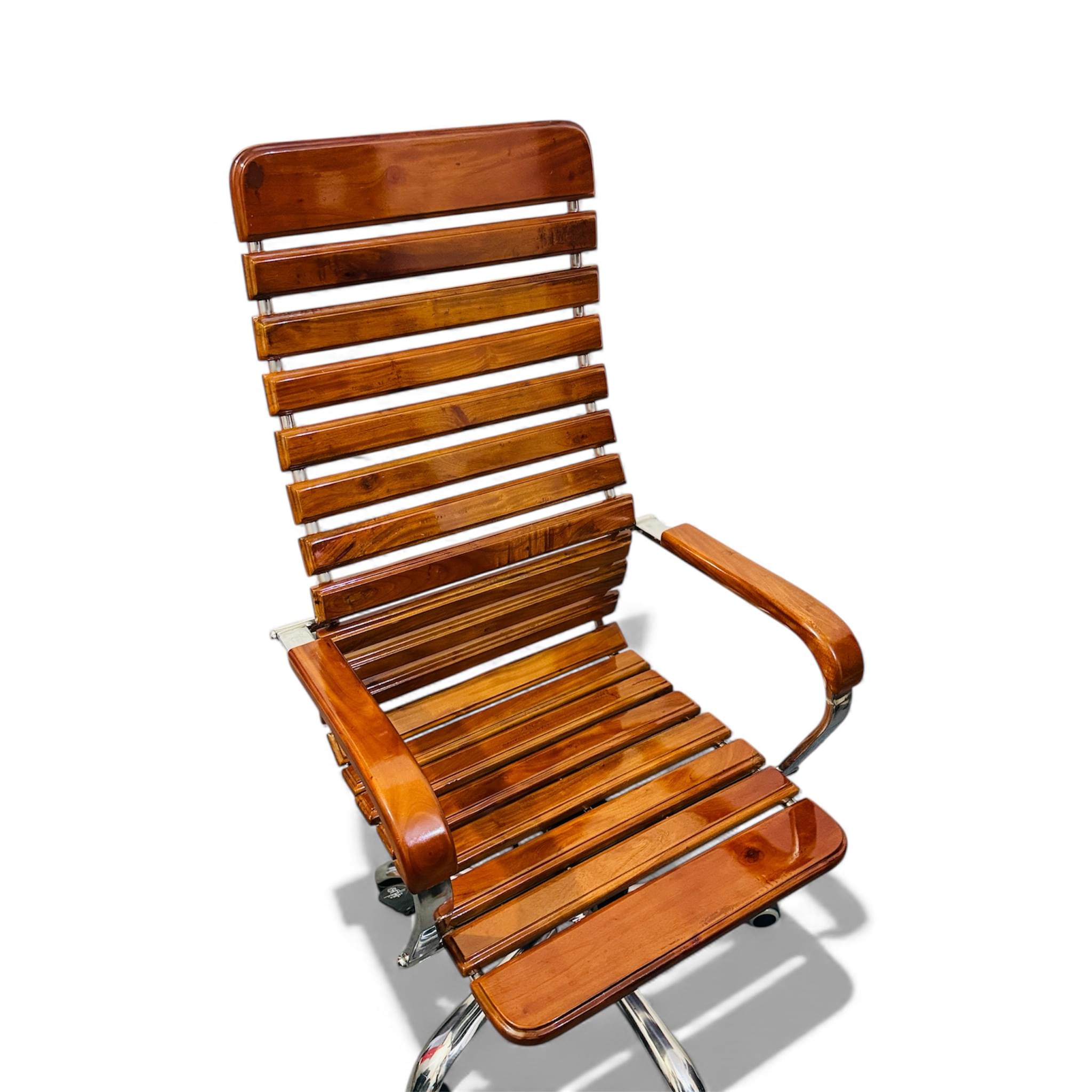 auras woodline chair – premium wooden slat ergonomic office chair